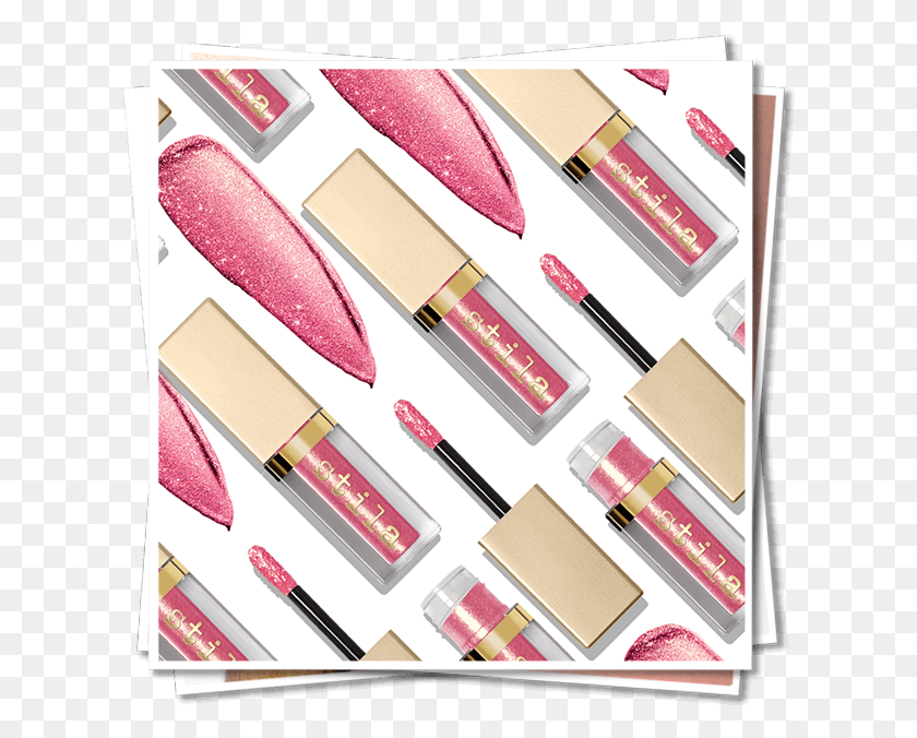 617x616 Our Newest Glitter Amp Glow Shade Coral Crush Is A Beauty Junkie Stila, Cosmetics, Lipstick, Pen HD PNG Download