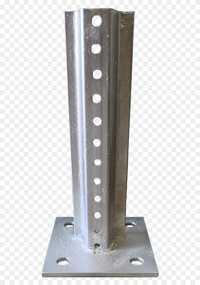 499x1140 Our Official Galvanized U Channel Sign Post Base Works Ruler, Appliance, Machine, Cylinder HD PNG Download