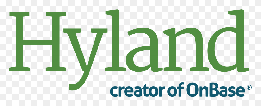 3050x1098 Our Partners Hyland Software Logo Transparent, Word, Text, Alphabet HD PNG Download
