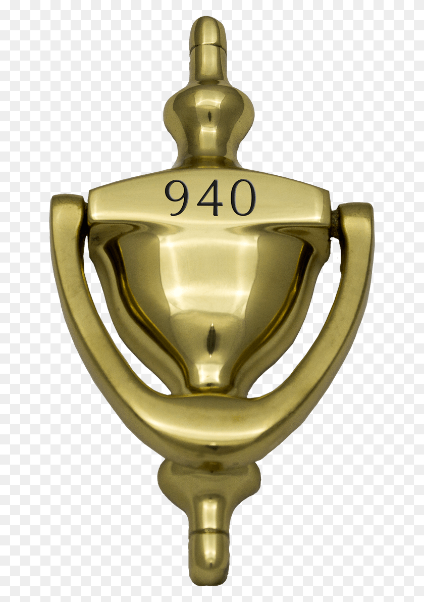 647x1132 Our Polished Brass Door Knocker Makes For An Ideal Brass, Trophy, Toilet, Bathroom HD PNG Download