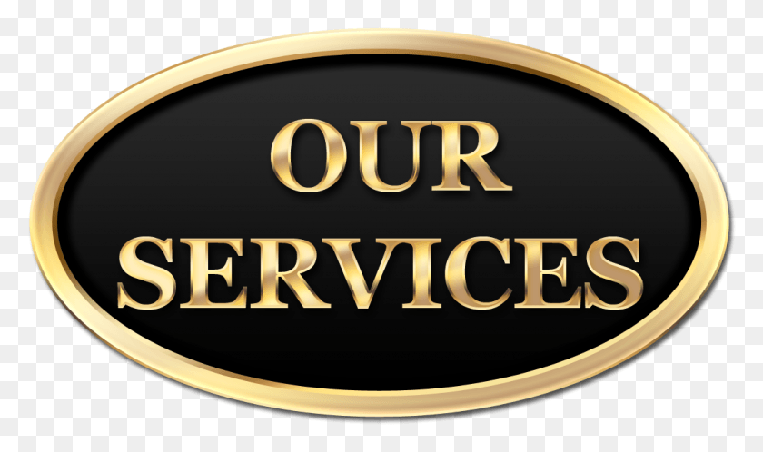 1089x612 Our Services Circle, Label, Text, Logo HD PNG Download