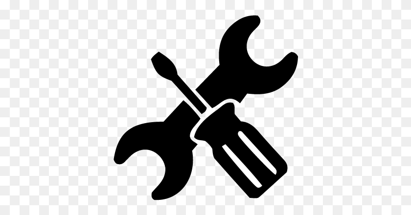 378x380 Our Showroom Spanner And Screwdriver Logo, Sport, Sports, Hand HD PNG Download