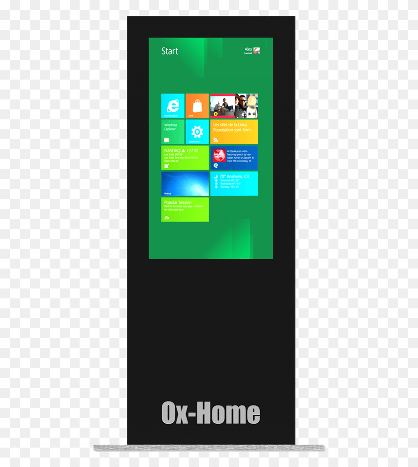 468x879 Our Solutions In Touch Screen Infrared Totem With Screen Totem, Computer, Electronics, Person HD PNG Download