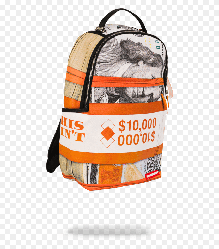 489x896 Our Sprayground Backpacks Money Stacks, Bag, Backpack, Text HD PNG Download