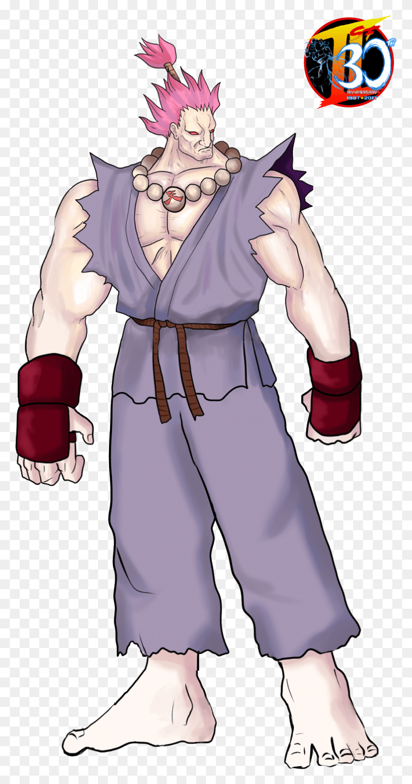 784x1545 Our Street Fighter 30th Tribute Unlock Akuma Street Fighter 2 Turbo, Person, Human, Clothing HD PNG Download