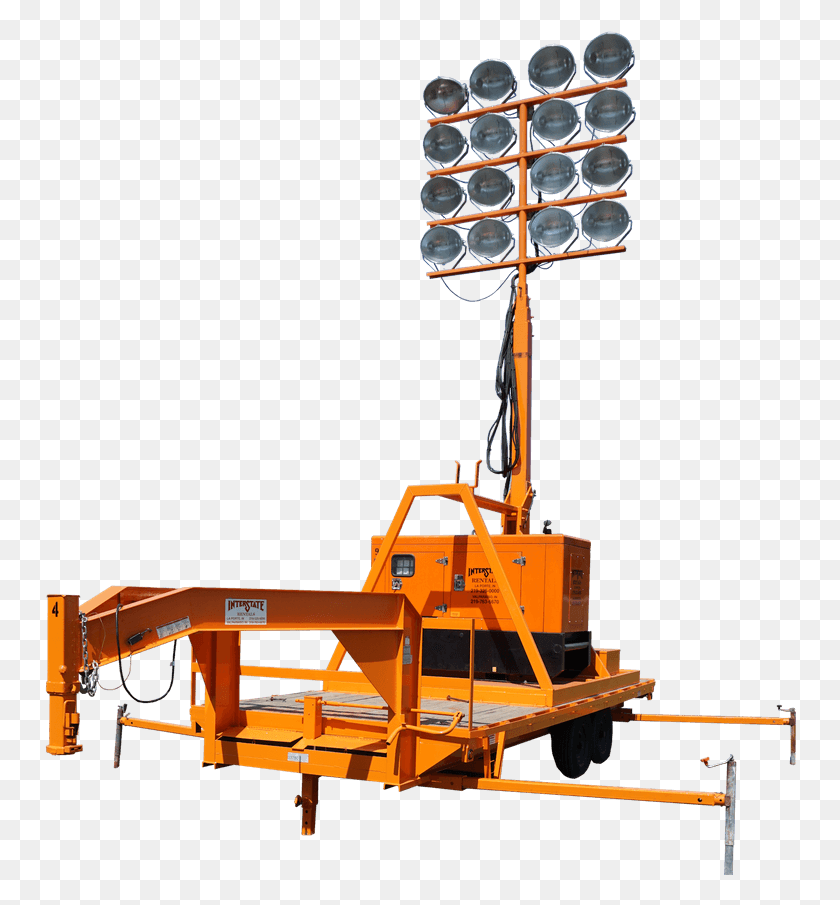 752x845 Our Uniquely Designed Stadium Light Tower39s Portability Amusement Ride, Bulldozer, Tractor, Vehicle HD PNG Download