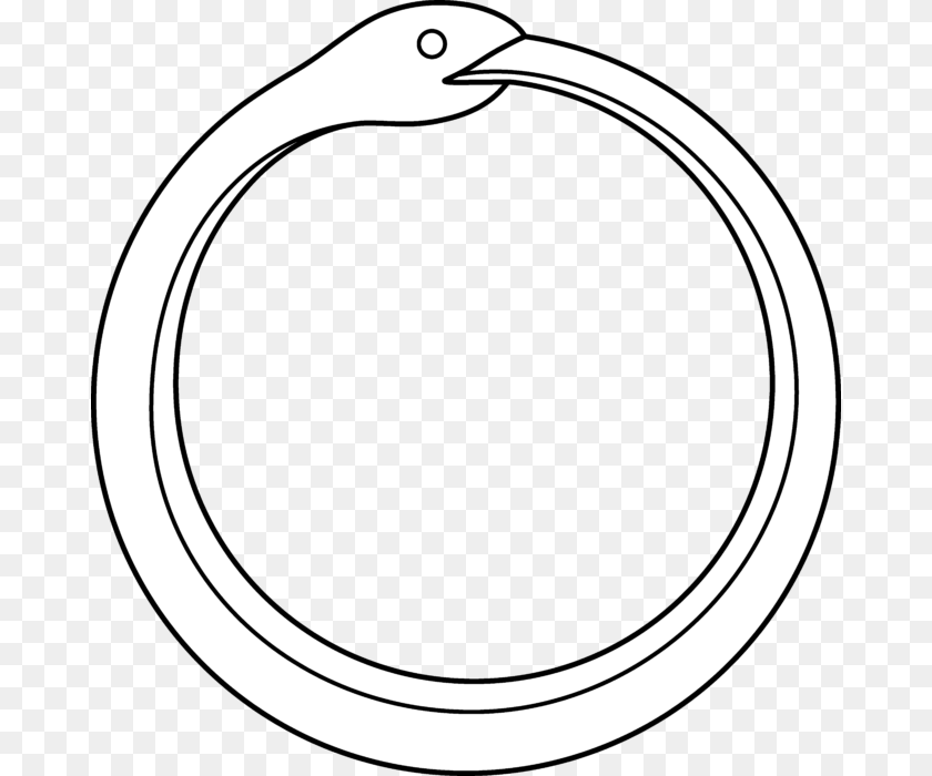 Ouroboros White Clip Art, Oval, Animal, Beak, Bird Clipart PNG