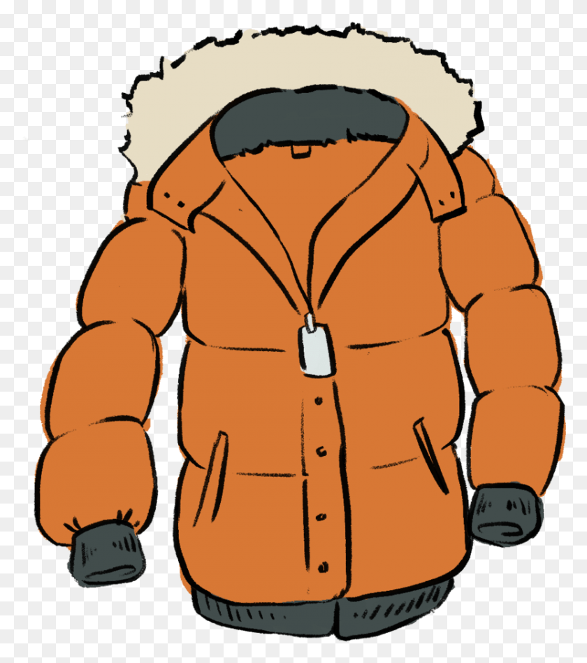 832x948 Out In The Open Sleepout Winter Coat Clipart, Clothing, Apparel, Jacket HD PNG Download