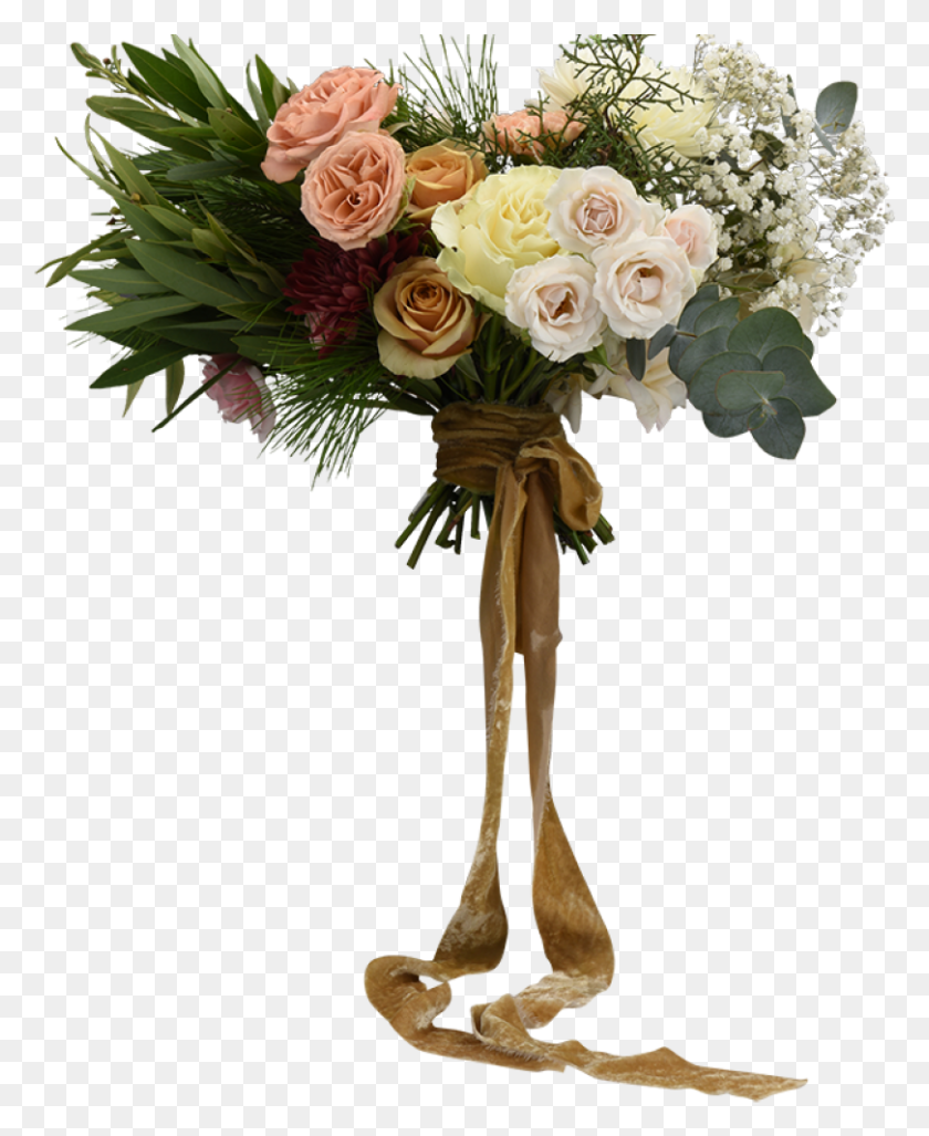 810x1005 Descargar Png Ramo De Flores Con Rosas, Diseño Floral, Patrón, Gráficos Hd Png