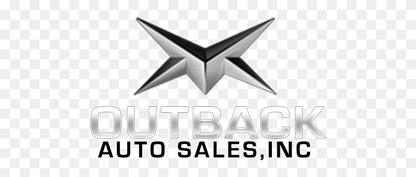 484x298 Outback Auto Sales Inc Черно-Белое Изображение, Символ, Кран Для Раковины, Символ Звезды Png Скачать