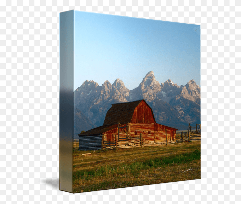 575x650 Outdoor Drawing Mountains Teton Barn, Nature, Outdoors, Building HD PNG Download