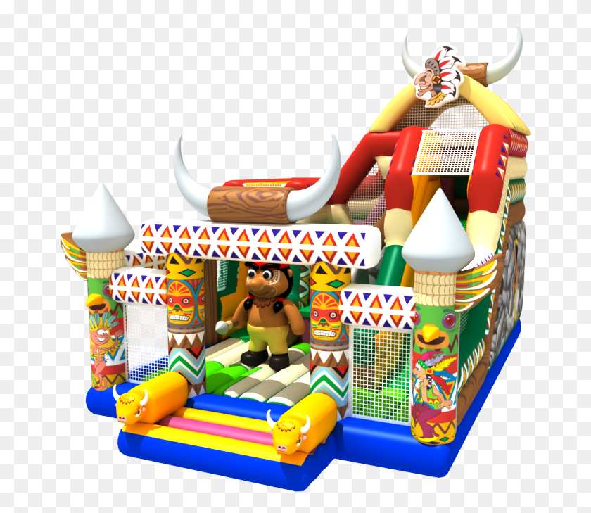 672x669 Outdoor Inflatable Bouncer House For Sale Inflatable, Toy, Play Area, Playground HD PNG Download