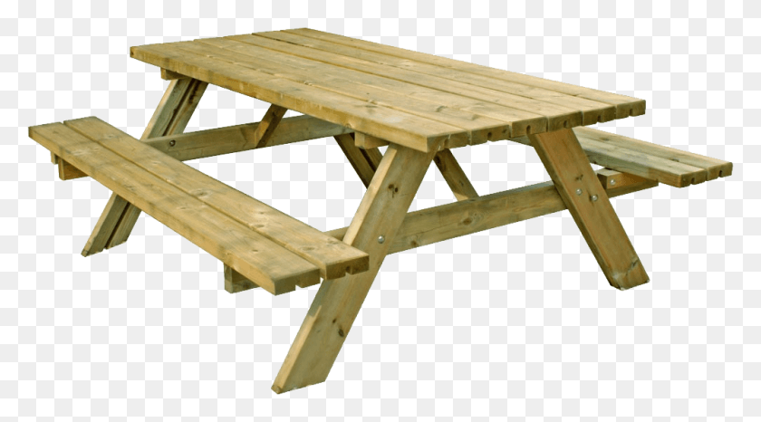 1003x523 Outdoor Table Picnic Table White Background, Furniture, Coffee Table, Tabletop HD PNG Download