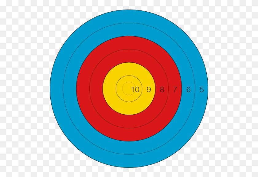 517x516 Outdoor Target Archery Target Face, Shooting Range, Rug Descargar Hd Png