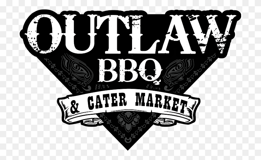 713x453 Outlaw Bbq Spokane Barbeque Lunch Dinner Brunch Illustration, Text, Label, Alphabet HD PNG Download
