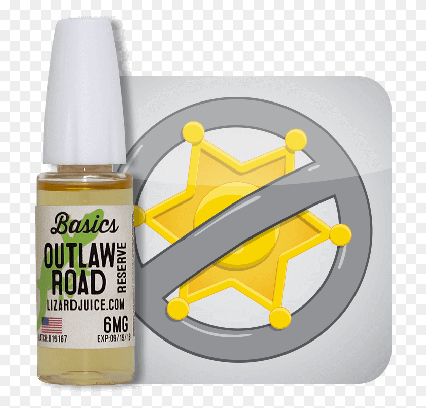 704x744 Outlaw Road E Liquid From Lizard Juice Is A Perfect Bottle, Tin, Can, Cosmetics HD PNG Download