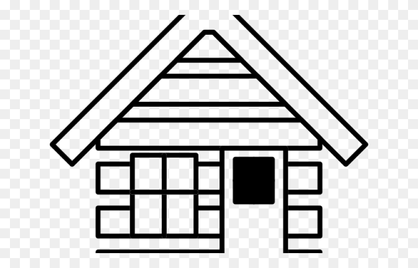 640x480 Outline Of House Vector, Gray, World Of Warcraft HD PNG Download