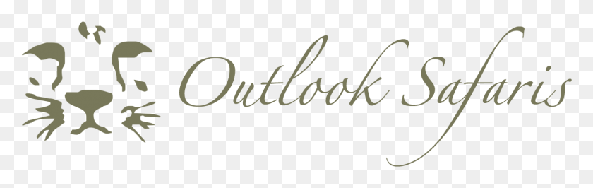 1324x350 Outlook Safaris Logo Outlook Safaris, Текст, Каллиграфия, Почерк Hd Png Скачать