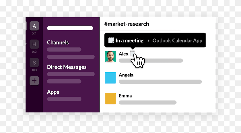 733x403 Outlook To Slack Integration, Texto, Persona, Humano Hd Png