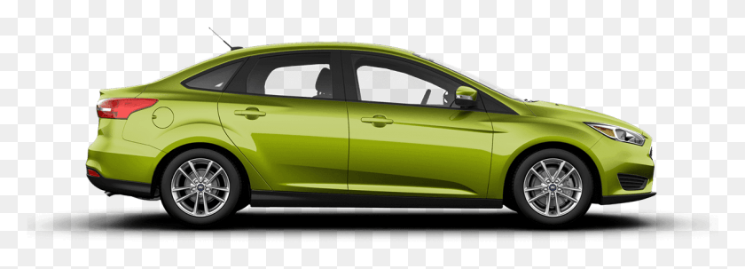 1201x375 Outrageous Green Ford Focus 2018 Titanium Sedan, Car, Vehicle, Transportation HD PNG Download