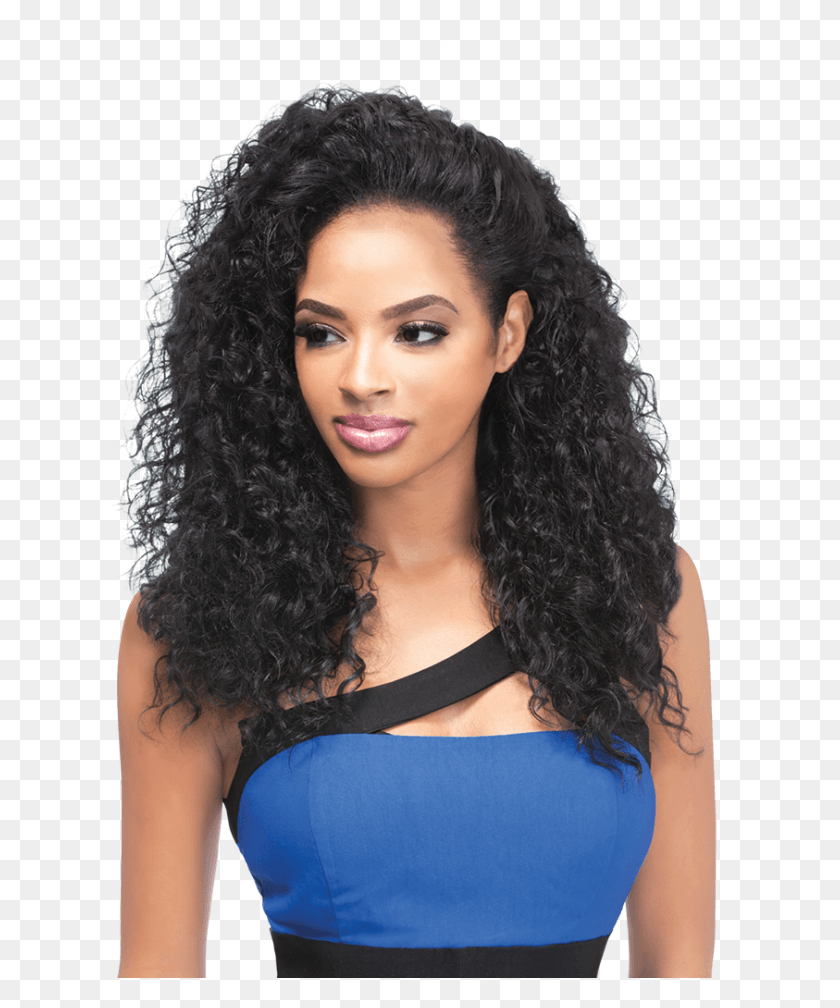 843x1025 Outre Quick Weave Half Wig Bahamas Outre Bahamas Half Wig, Hair, Black Hair, Person HD PNG Download