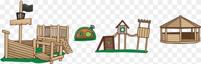 1583x504 Outside Playground Equipment Illustration, Play Area, Outdoors, Outdoor Play Area, Architecture Clipart PNG