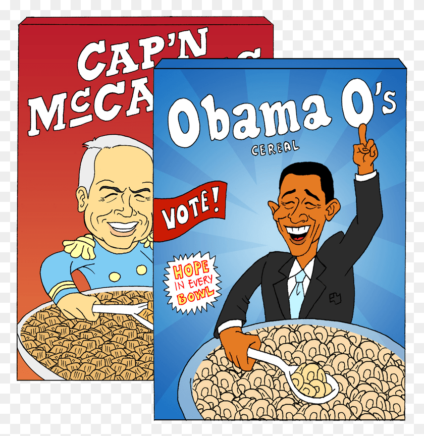 775x804 Outside The Box Fundraising Cereal Obama, Person, Human, Label HD PNG Download
