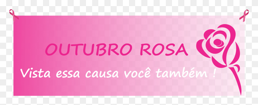3851x1404 Outubro Rosa, Text, Alphabet, Purple HD PNG Download