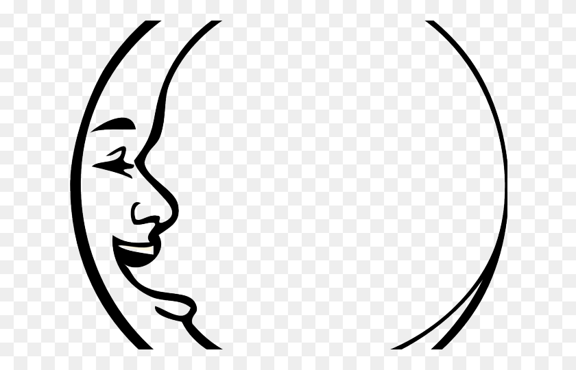 640x480 Oval Clipart Black And White Drawing Black And White Moon, Leisure Activities, Graphics HD PNG Download