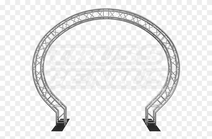 589x491 Oval Goal Post F34 Square Truss System Truss, Clothing, Apparel, Headband HD PNG Download