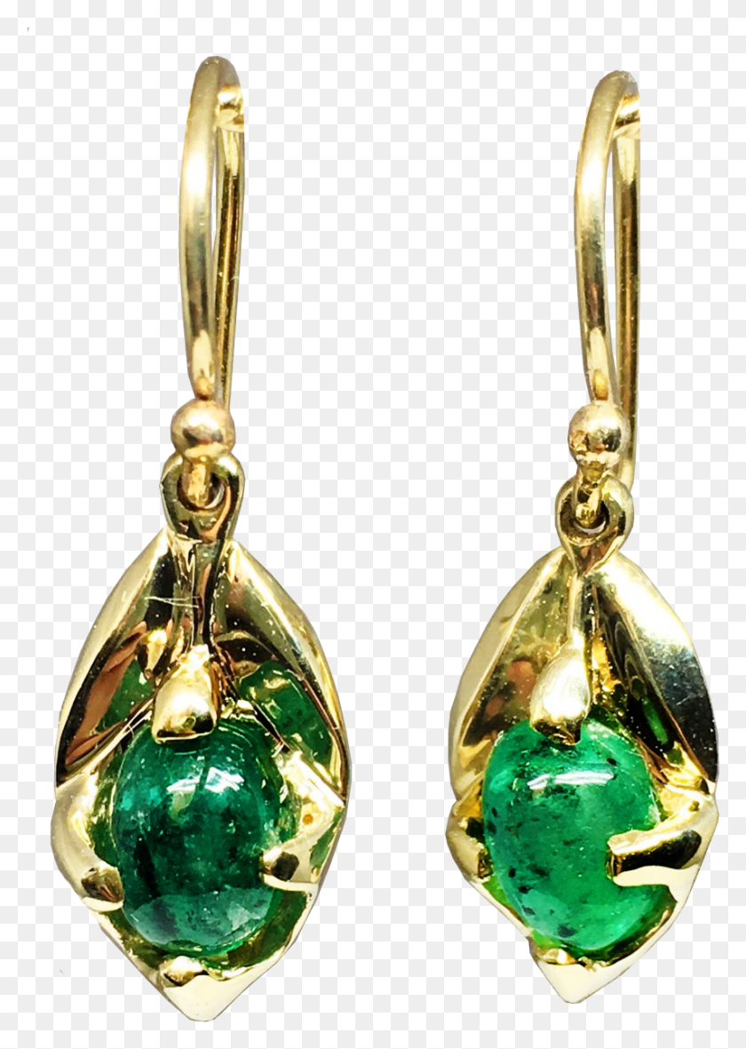 853x1226 Oval Green Emerald Gold Earrings Nature Inspired Earrings Gold Earrings With Emerald, Accessories, Accessory, Jewelry HD PNG Download