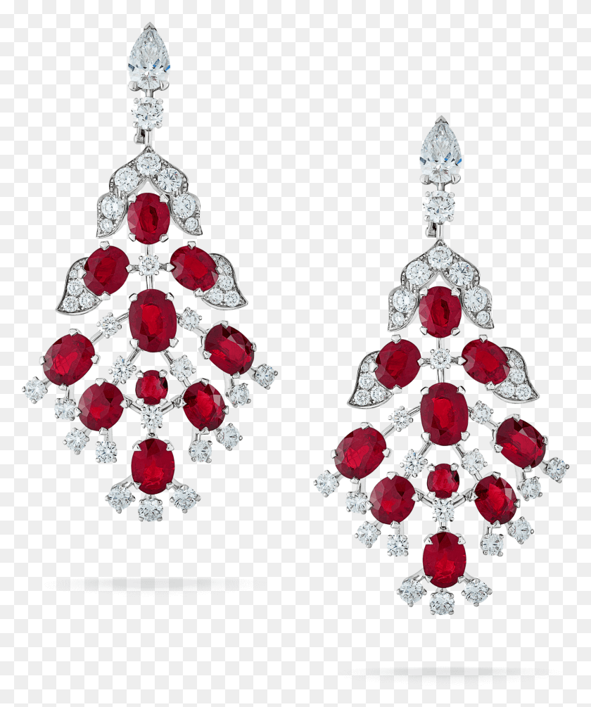 1511x1832 Oval Ruby Pear Shape And Round White Diamond Earrings Earrings, Accessories, Accessory, Jewelry HD PNG Download