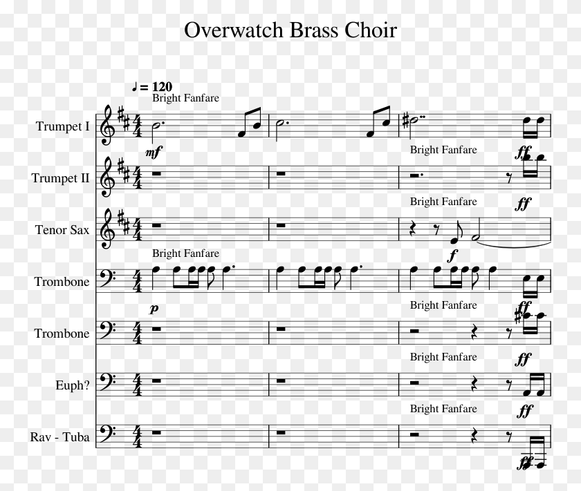755x651 Ovenwitch School Ensemble Sheet Music, Gray, World Of Warcraft HD PNG Download
