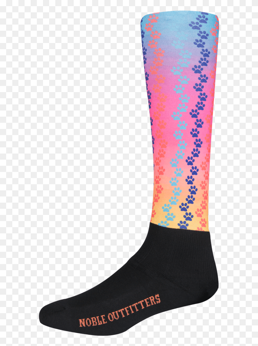 594x1067 Over The Calf Peddies Women39s Prints Sock, Clothing, Apparel, Shoe HD PNG Download