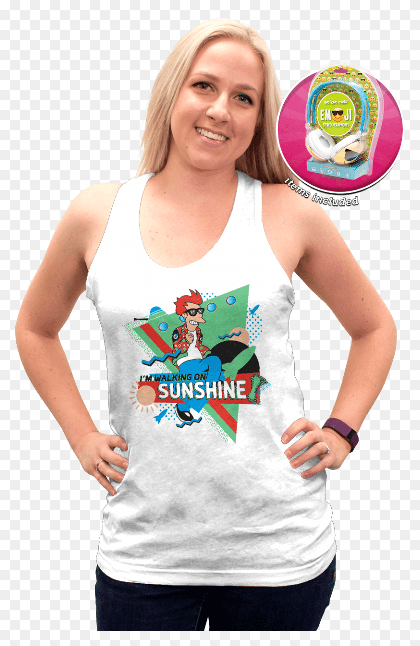 812x1282 Overcome With Emojis Active Tank, Clothing, Apparel, Person Descargar Hd Png