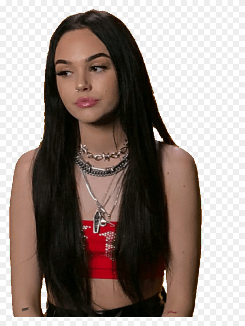 831x1128 Overlay And Transparent Image Maggie Lindemann, Person, Human, Necklace HD PNG Download