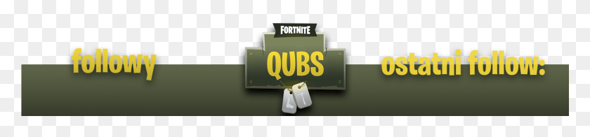 1921x337 Overlay Fortnite Twitch Sign, Text, Weapon, Weaponry HD PNG Download