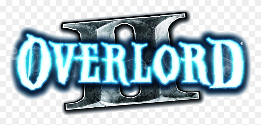 944x414 Логотип Overlord Ii Overlord 2 Xbox, Текст, Алфавит, Пистолет Hd Png Скачать