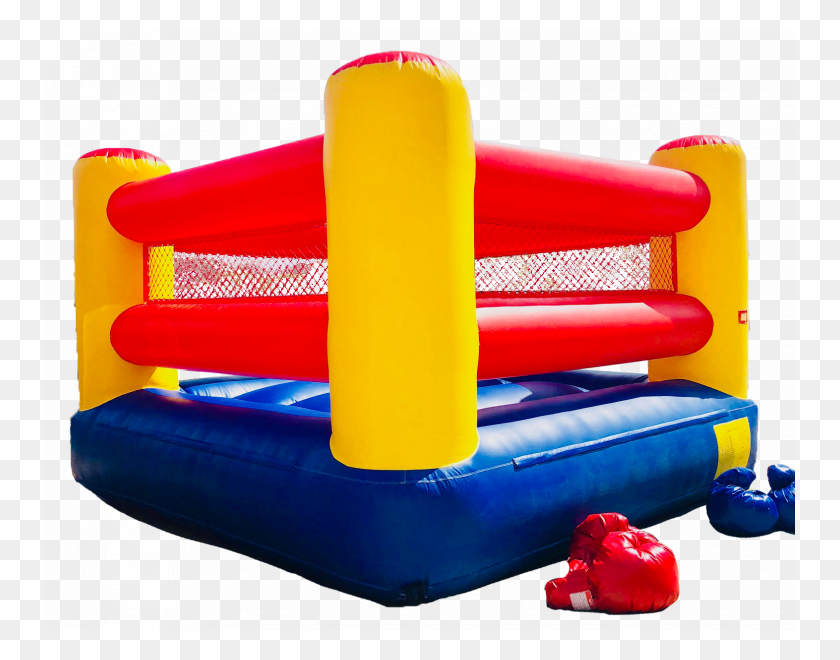 750x600 Oversize Boxing Ring Bouncer Inflatable HD PNG Download
