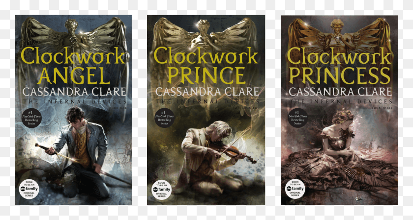 2259x1127 Overview From Clockwork Angel Infernal Devices Original Covers HD PNG Download