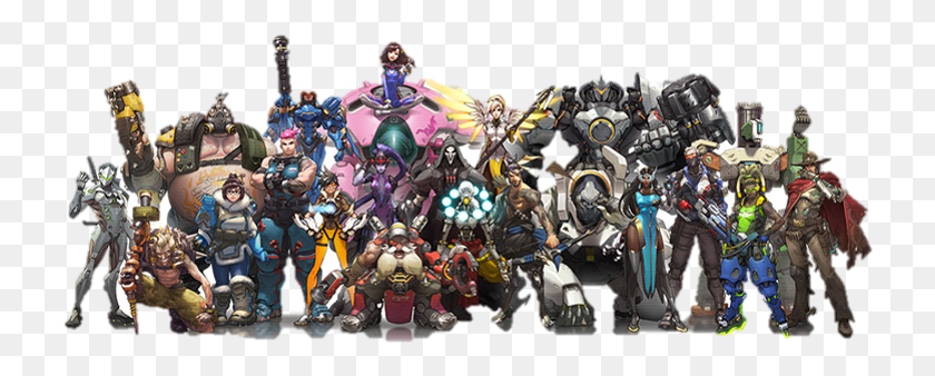 728x278 Overwatch Characters, Person, Human, Helmet HD PNG Download