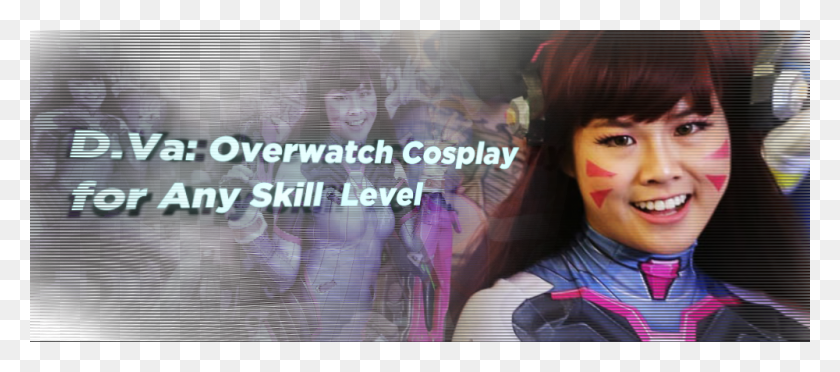 1000x400 Overwatch Cosplay For Any Skill Level Girl, Person, Human, Face HD PNG Download