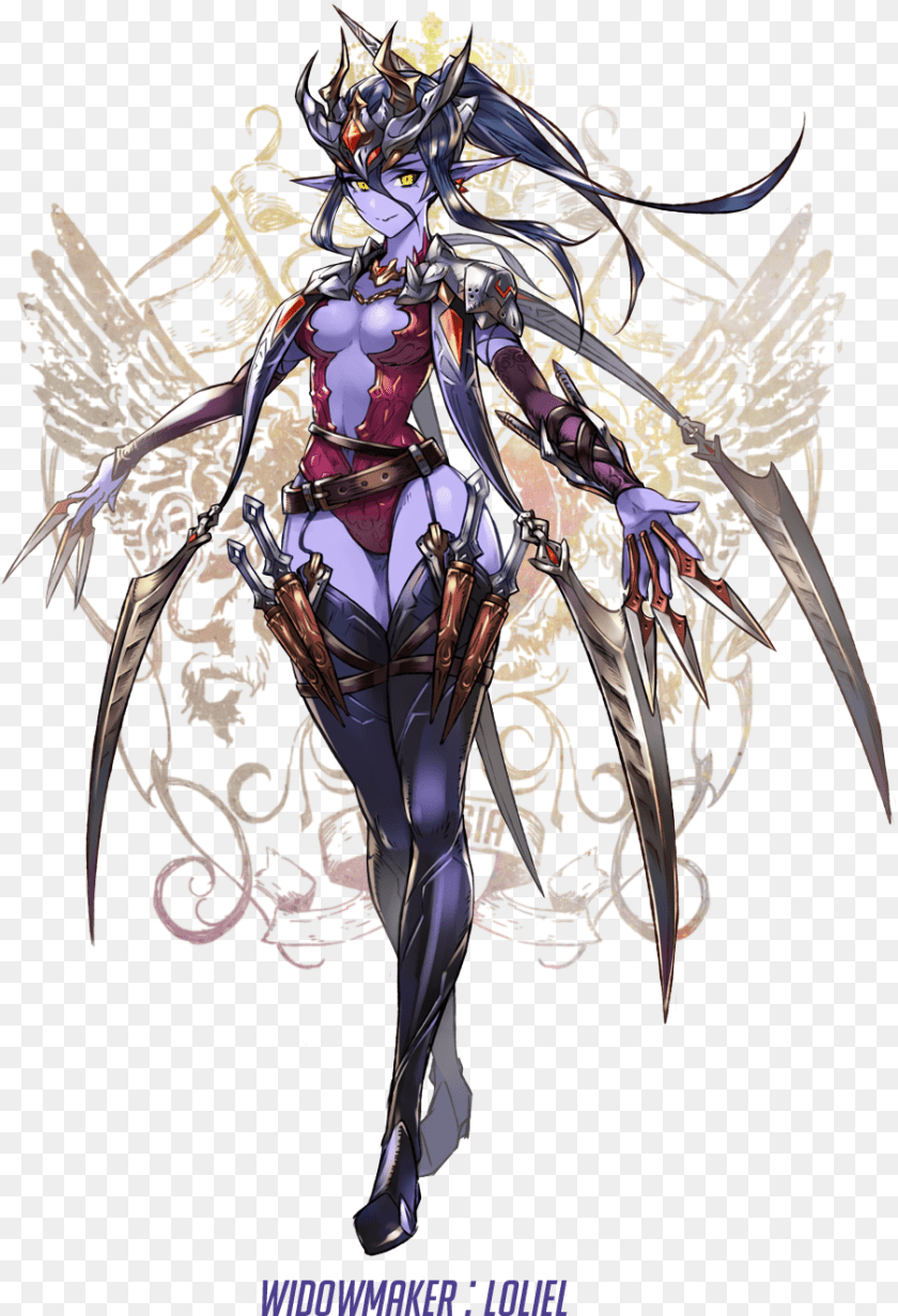 Overwatch Final Fantasy Style, Adult, Female, Person, Woman Clipart PNG