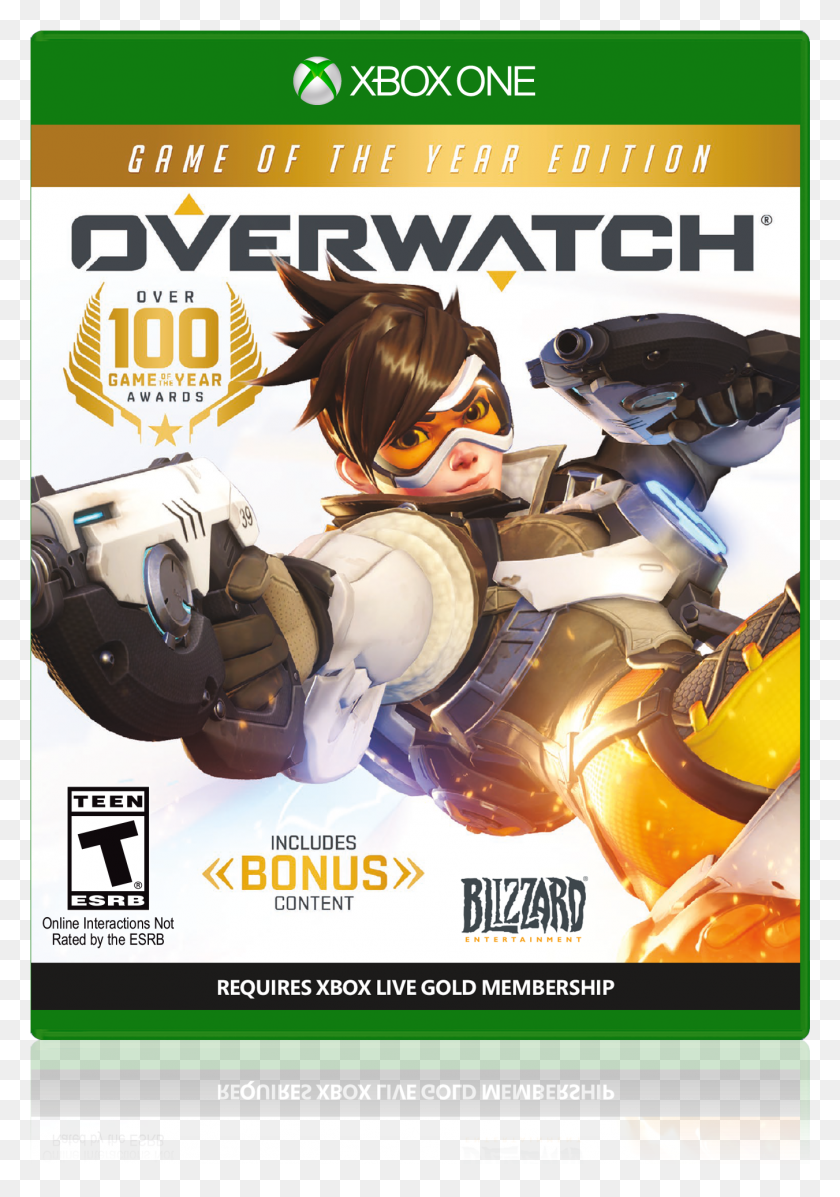 1351x1970 Overwatch Game Of The Year Edition Xbox One Overwatch Goty, Helmet, Clothing, Apparel HD PNG Download