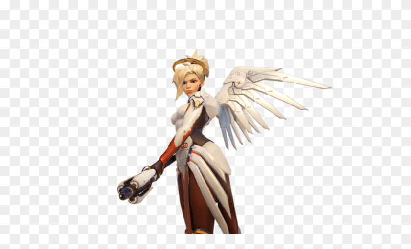 850x491 Overwatch Is A Team Based Game And Having A Well Rounded Mercy Overwatch Full Body, Person, Human HD PNG Download