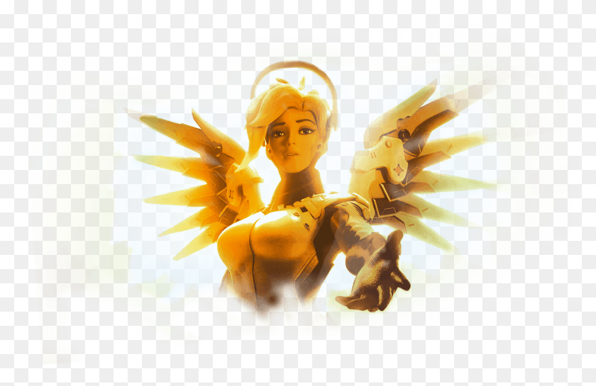 1436x893 Overwatch Mercy Res Mercy Overwatch, Person, Human HD PNG Download