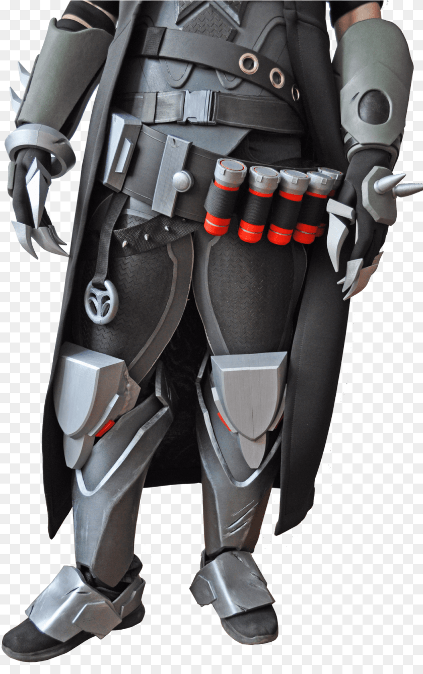 1048x1669 Overwatch Reaper Costume Overwatch Reaper Gauntlets, Person, Armor, Clothing, Footwear PNG