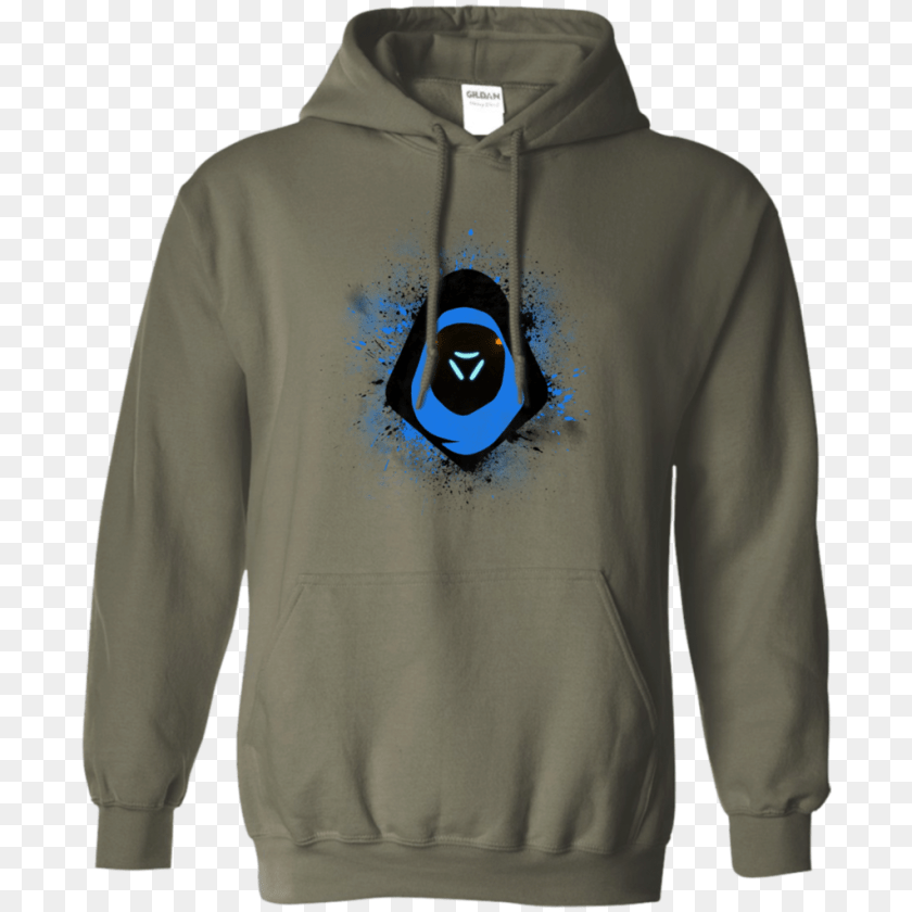 1024x1024 Overwatch Shirt Ana Watching Your Back Watchauto, Clothing, Coat, Hood, Hoodie Sticker PNG