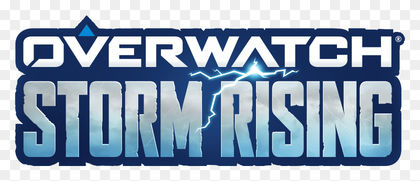 2896x1124 Overwatch Storm Rising Logo, Text, Word, Vehicle HD PNG Download