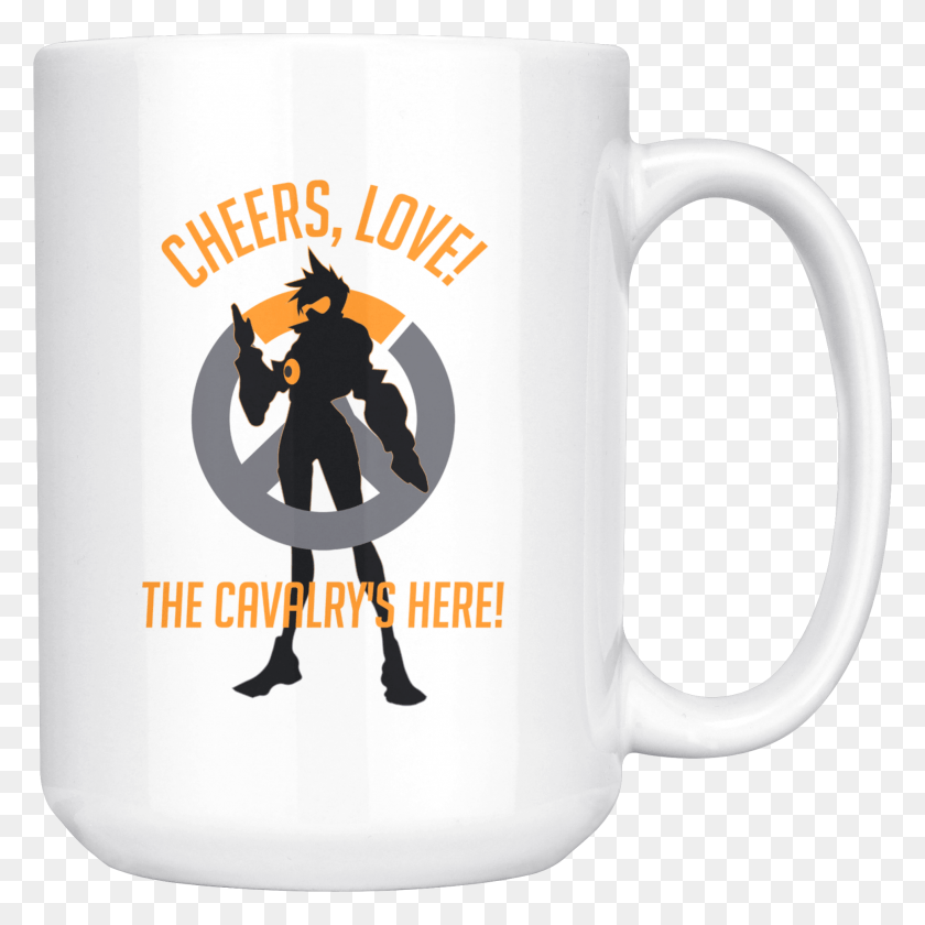1939x1939 Overwatch Tracer Cheers Love Mug, Coffee Cup, Cup, Stein HD PNG Download
